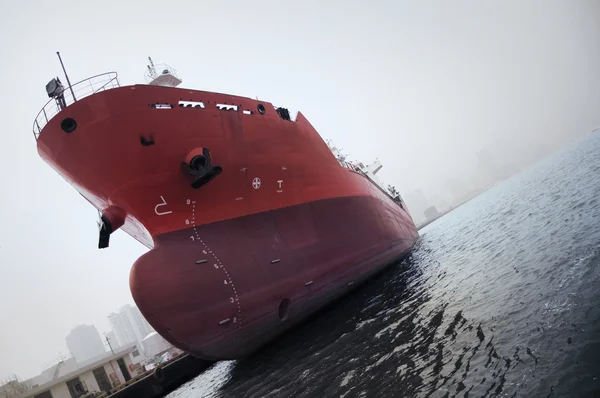 stock image Red ship