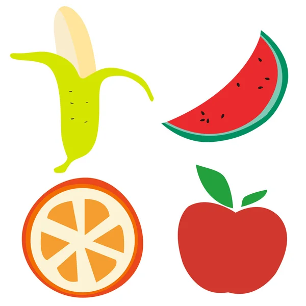 Cartoon fruit — Stock Vector