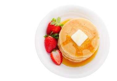 Pancakes top view clipart