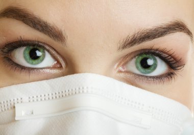 Nurse green eyes clipart