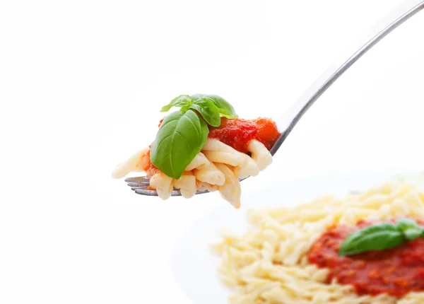 Pasta and meat sauce — Stock Photo, Image