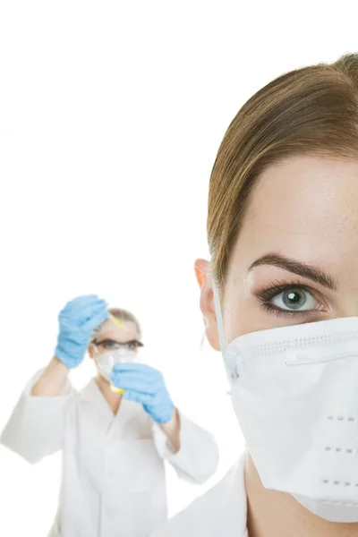 Lab workers — Stock Photo, Image