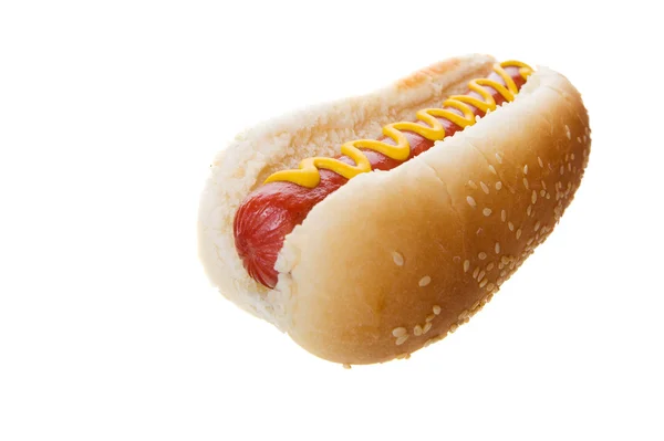 Large hot dog — Stok fotoğraf