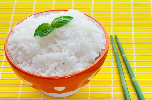 Чаша риса — стоковое фото