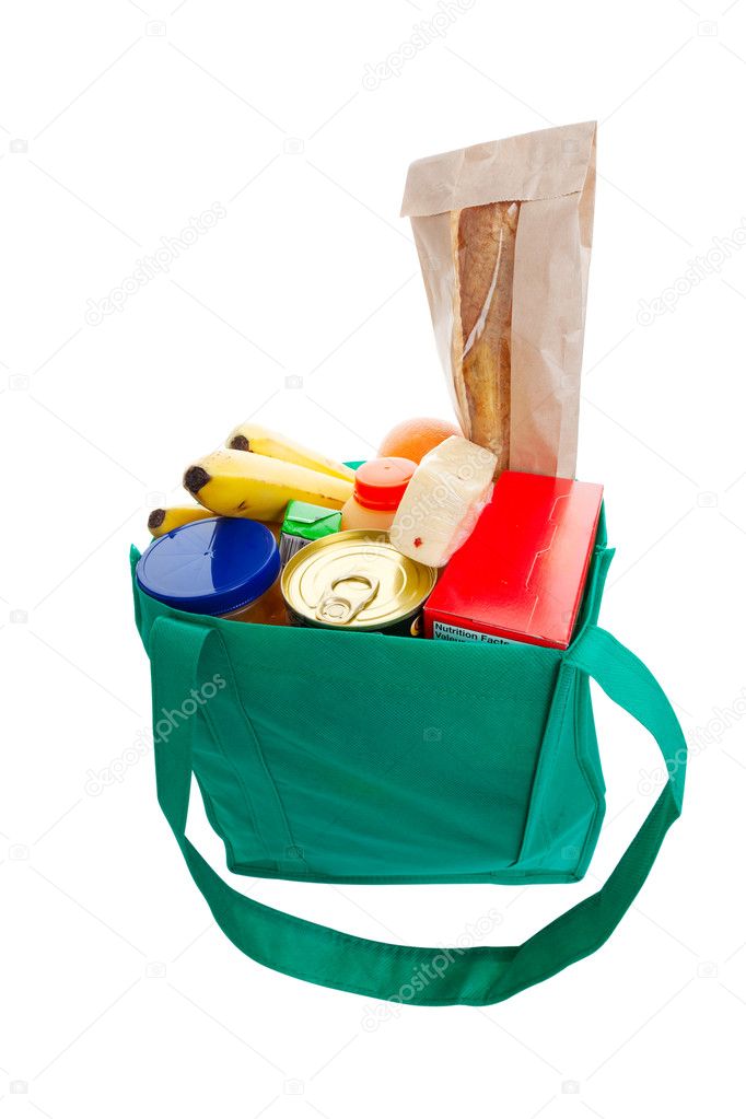 Green grocery bag