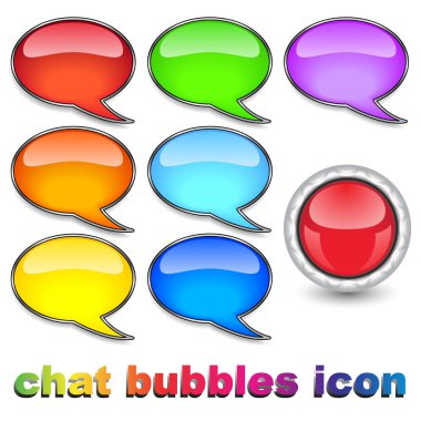 sohbet kabarcıklar simgesi