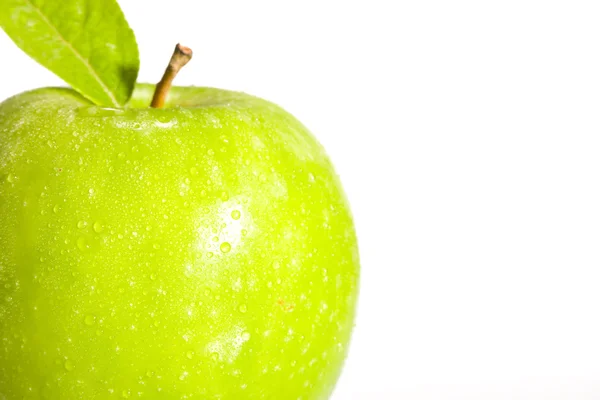 Świeże zielone jabłko — Zdjęcie stockowe
