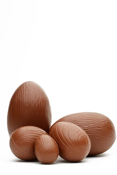 Telur cokelat Paskah — Stok Foto