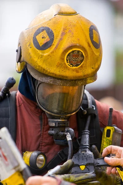 Пожарные аварийной службы — стоковое фото
