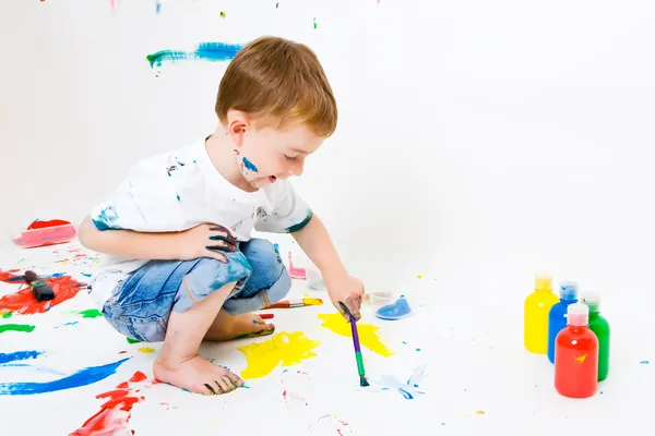 Dětská malba — Stock fotografie