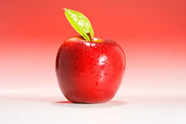 Rojo Apple primer plano —  Fotos de Stock