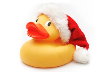 Christmas duck clipart