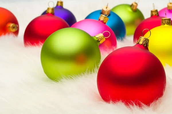 Muchas bolas de Navidad — Foto de Stock