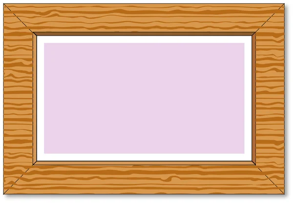 木制框架 — 图库矢量图片