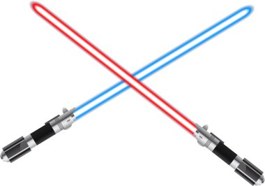 Lightsabers clipart