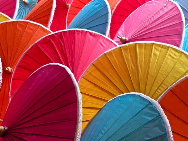 stock image Colorful umbrellas