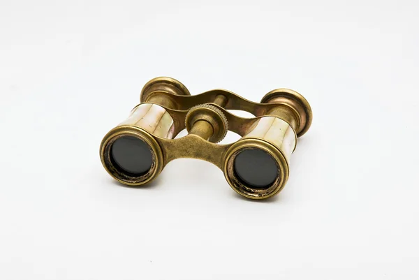 stock image Old bronze opera-glasses