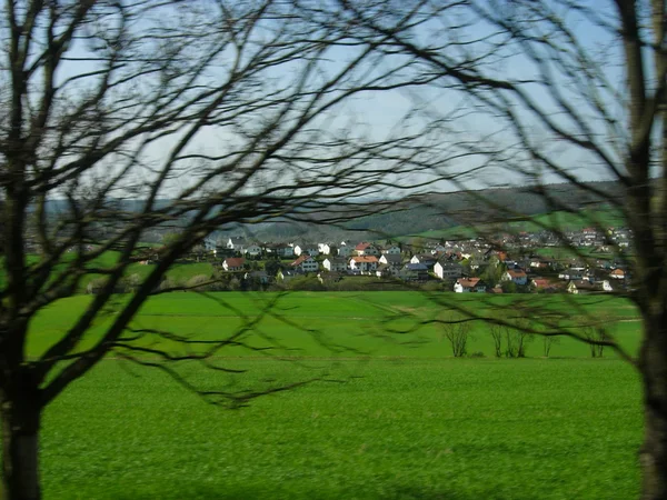 stock image View of the village