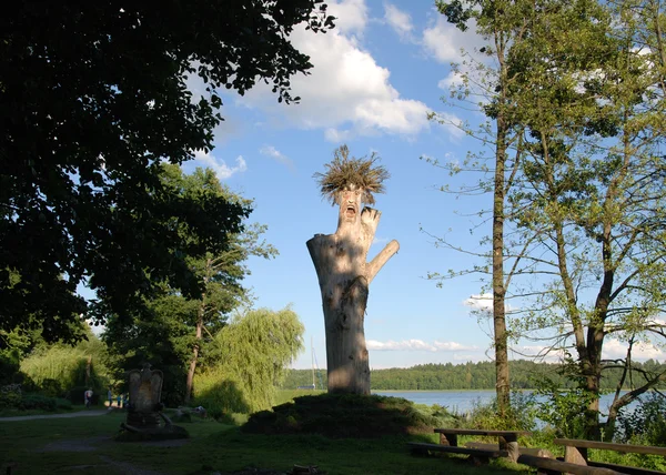 Estatua de un dios pagano — Foto de Stock
