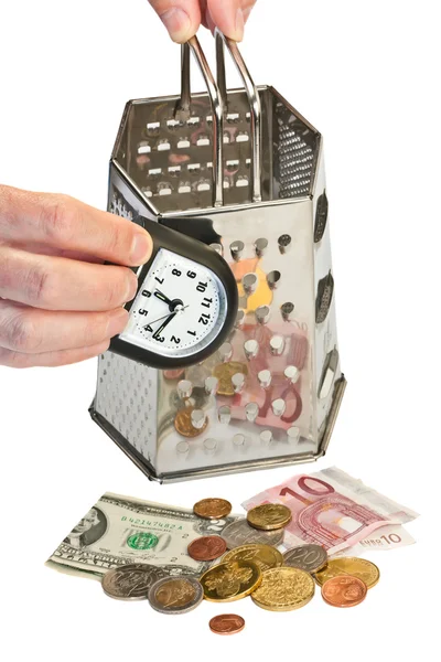 Время - деньги (концептуальный образ) ) — стоковое фото