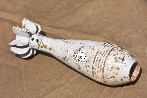 Обезвреженные миномётные снаряды — стоковое фото