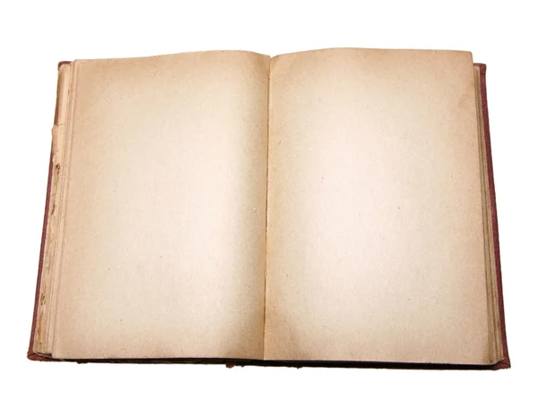 Stará kniha s prázdnými stránkami — Stock fotografie
