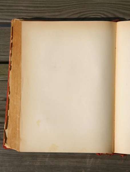 Eski bir kitabın boş sayfa — Stok fotoğraf