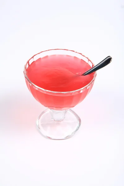 Strawberry fruit cream — Stock Photo, Image