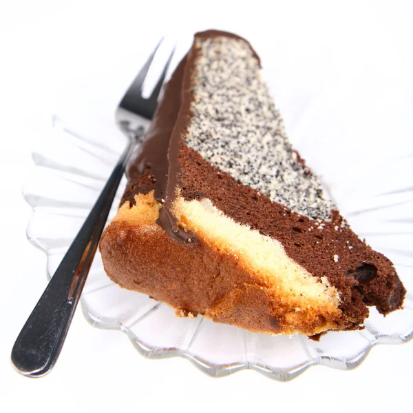 Kawałek ciasta bundt — Zdjęcie stockowe