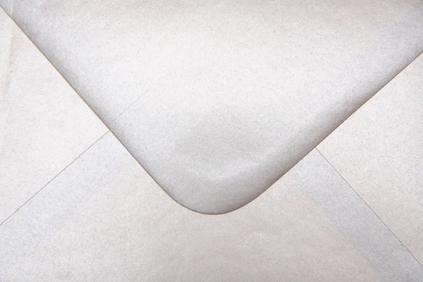 Серебряный конверт — стоковое фото