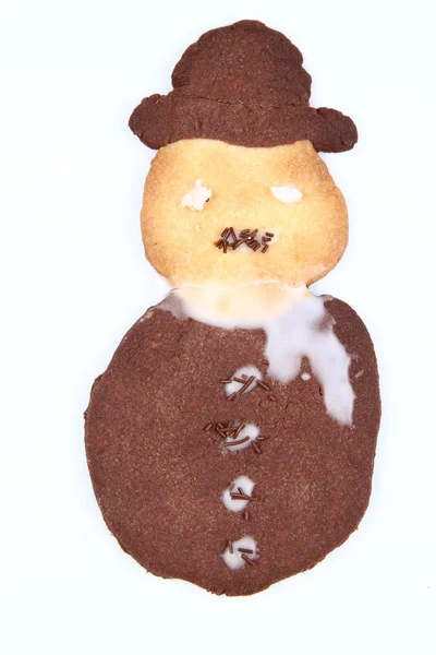 クッキーの雪だるま — ストック写真