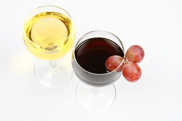 Víno ve sklenicích — Stock fotografie