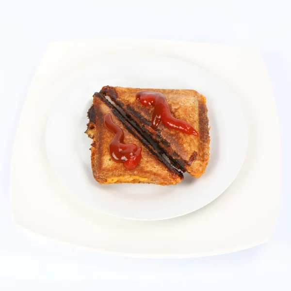 Rostade smörgås — Stockfoto