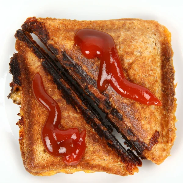 Peynirli tost sandwich — Stok fotoğraf