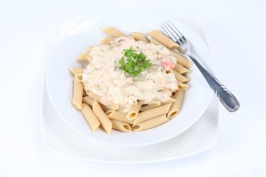 Beyaz soslu Penne