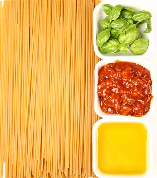 Ingredientes da cozinha italiana — Fotografia de Stock