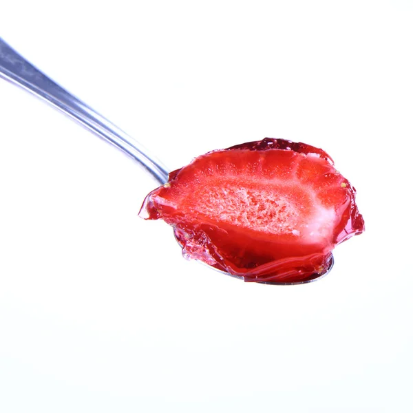 Pedaço de morango — Fotografia de Stock