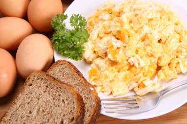 Scrambled eggs clipart