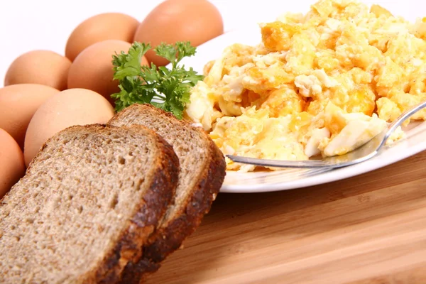 Scrambled eggs — Stock Photo, Image