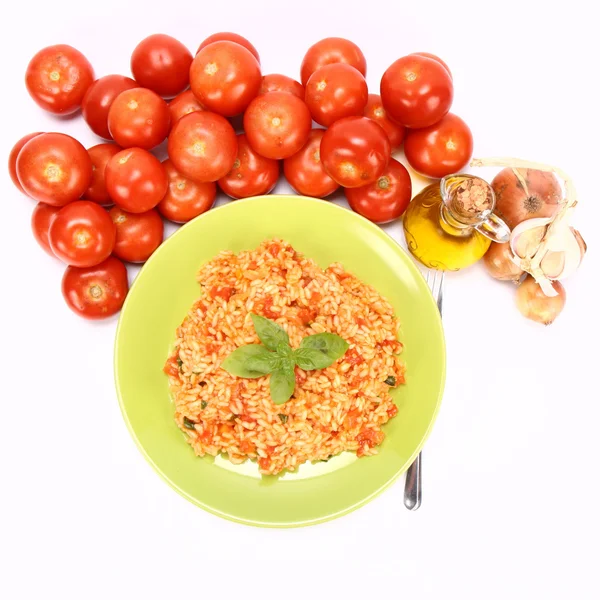 西红柿烩饭 — 图库照片
