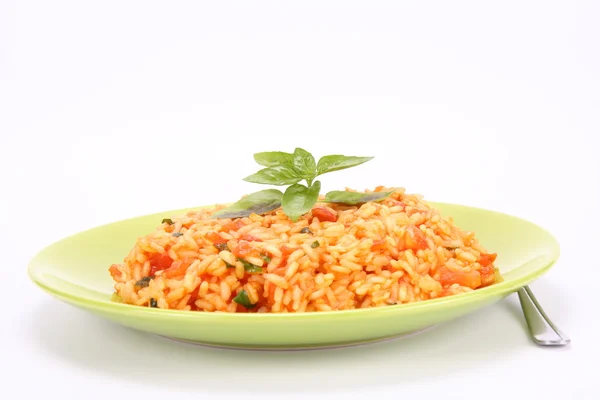 Risotto with tomatoes — Stock Photo, Image