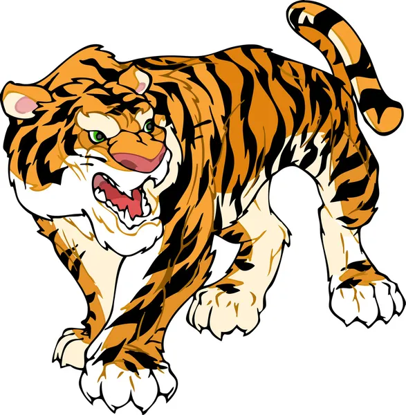 Тигр — стоковый вектор