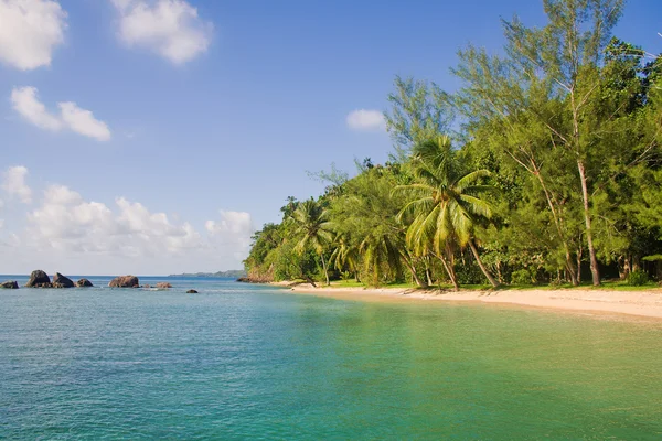 Paisaje de playa tropical —  Fotos de Stock