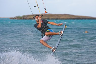 Kitesurf clipart