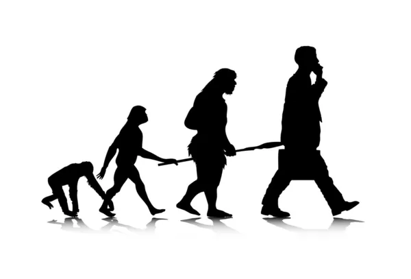 Еволюції людини — стоковий вектор