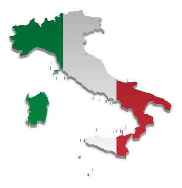 Italy Map clipart