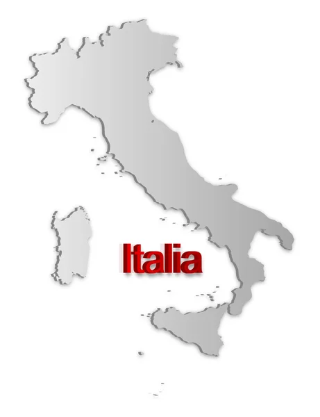 Італія карта — стоковий вектор