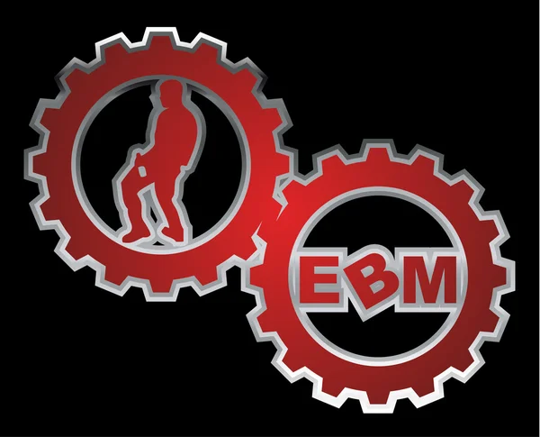 EBM logosu — Stok Vektör