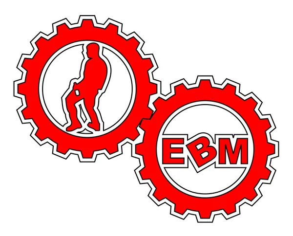 EBM Logo — Stockový vektor