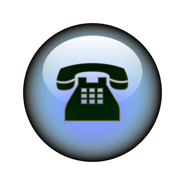 Przycisk telefonu — Wektor stockowy
